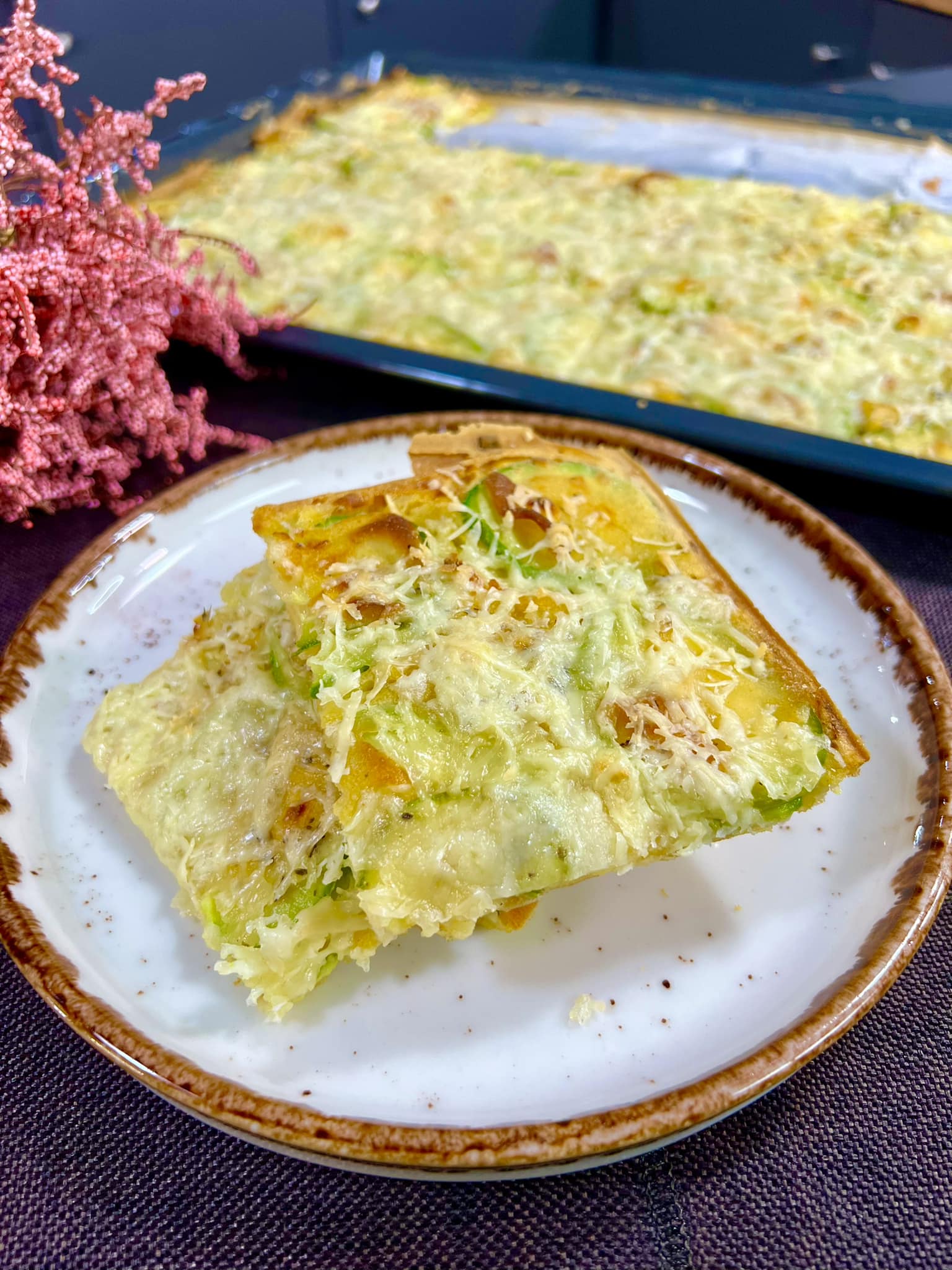 Πίτα με κολοκυθάκια για το σχολείο