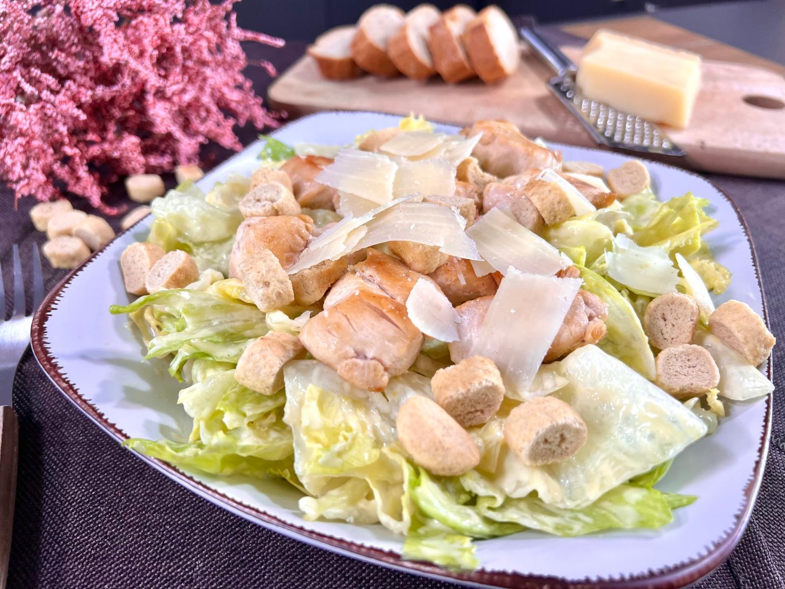 Caesar salad-σαλάτα του Καίσαρα-συνταγή-
