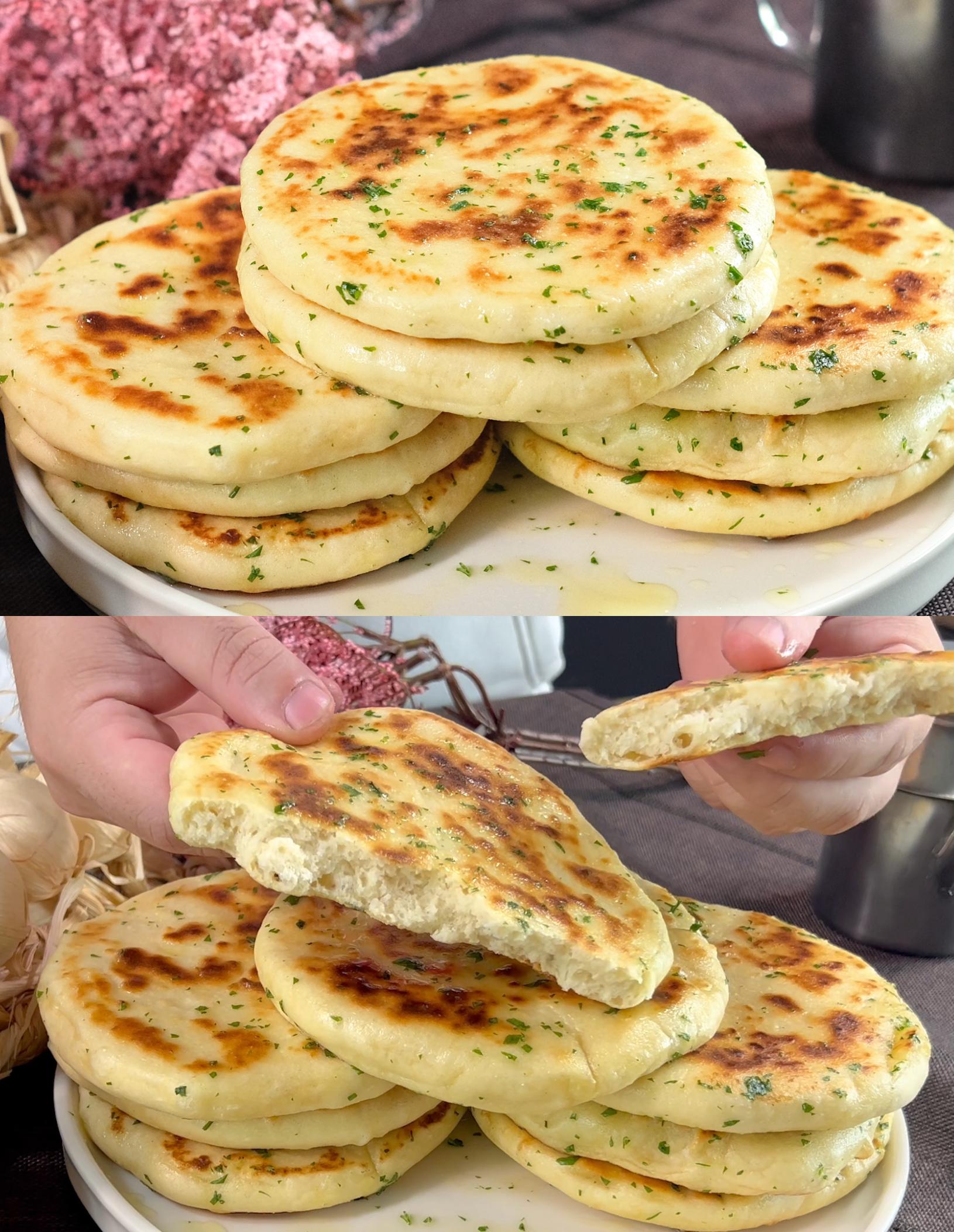 Σου τελείωσε το ψωμί; Αφράτες πίτες χωρίς μαγιά