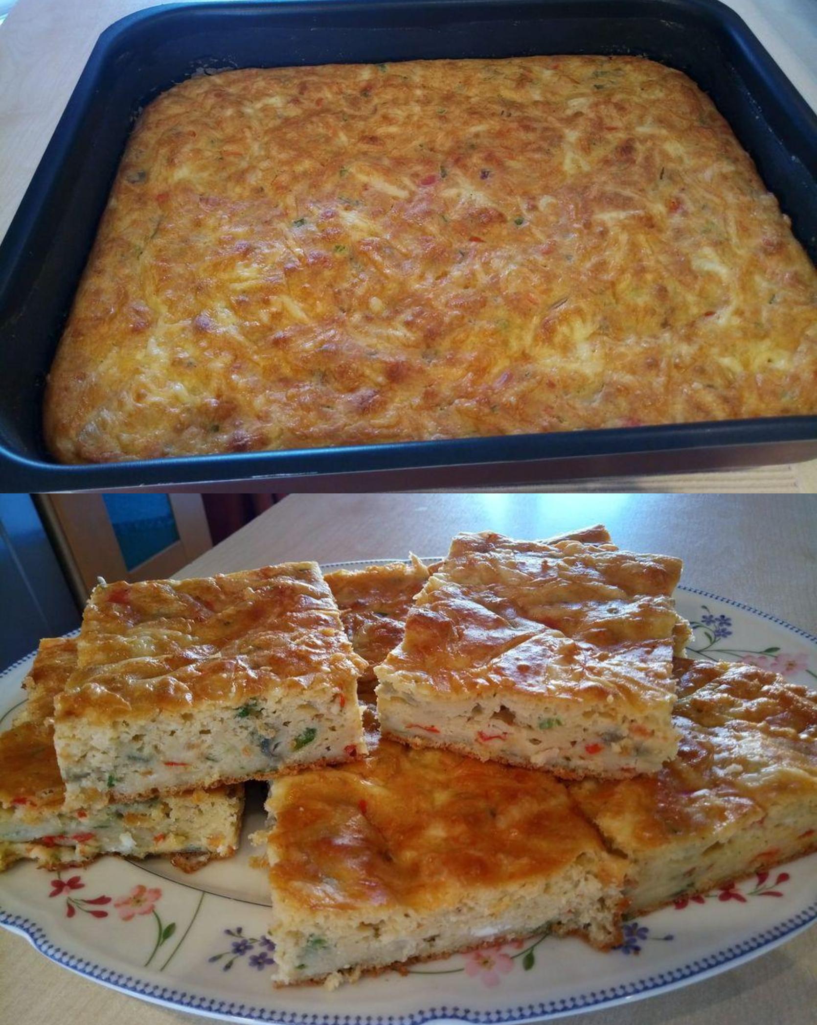 Ομελέτα φούρνου σα πίτσα για το ολοήμερο