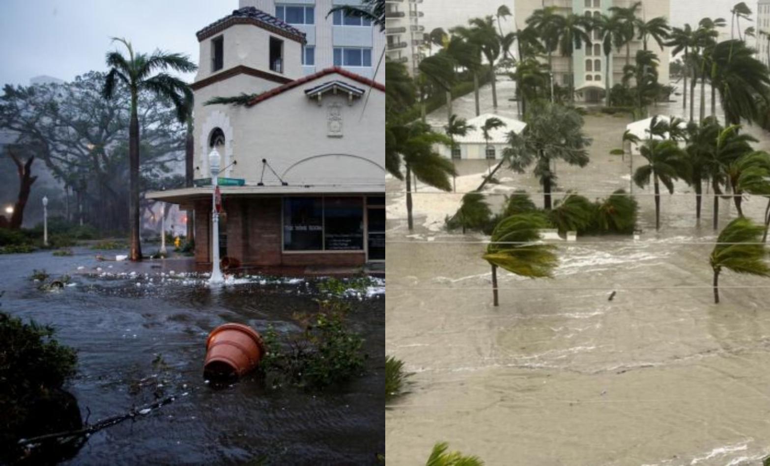 Φλόριντα  –  Σαρώνει ο Κυκλώνας Ίαν : Απίστευτα βίντεο με Καρχαρίες να κολυμπούν στο δρόμο