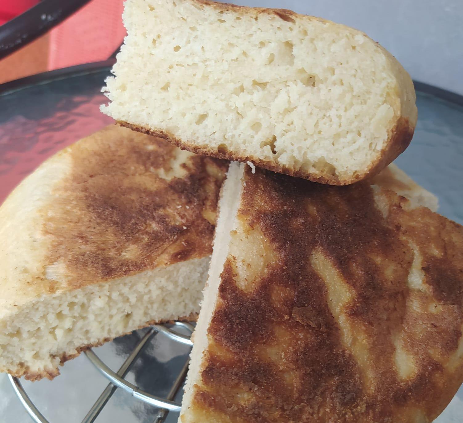 Γρήγορο ψωμί στο τηγάνι