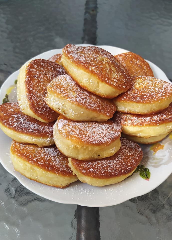 Φουσκωτές -τηγανίτες- με- κεφίρ-