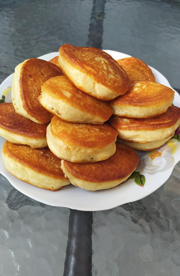 Φουσκωτές τηγανίτες με κεφίρ