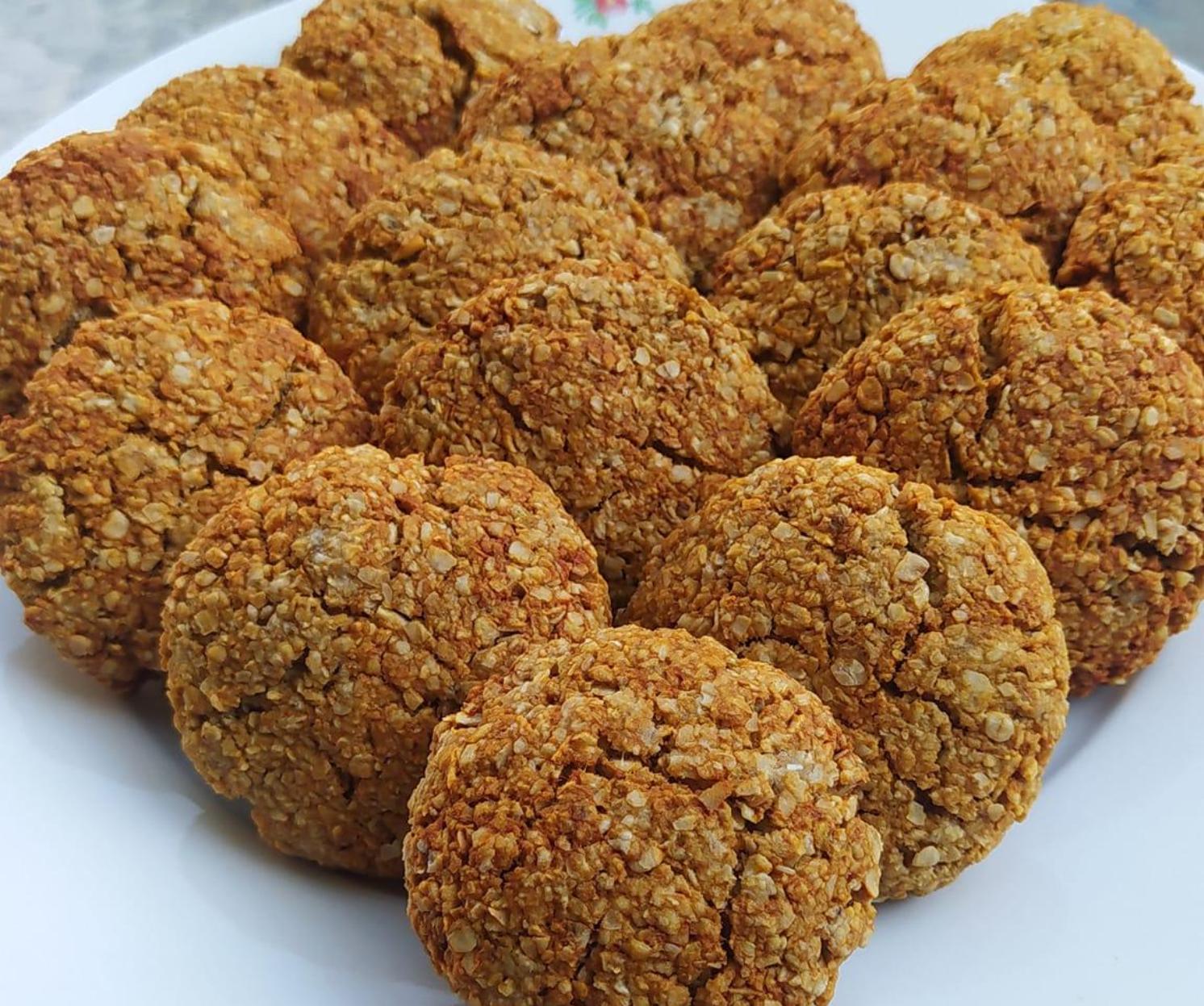 Μπισκότα με νιφάδες βρώμης