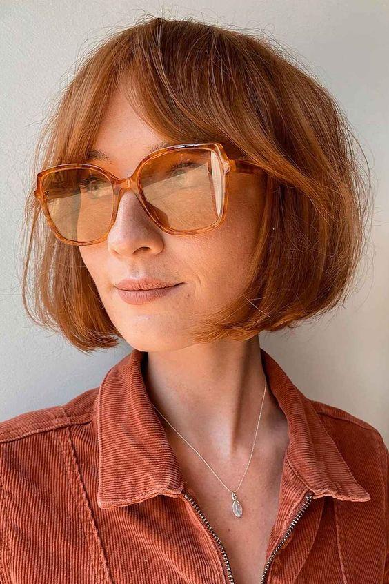 Chin bangs-σε-καρέ-τζίντζερ μαλλιά-ιδέες- Chin bangs-σε-καρέ-τζίντζερ μαλλιά-ιδέες-