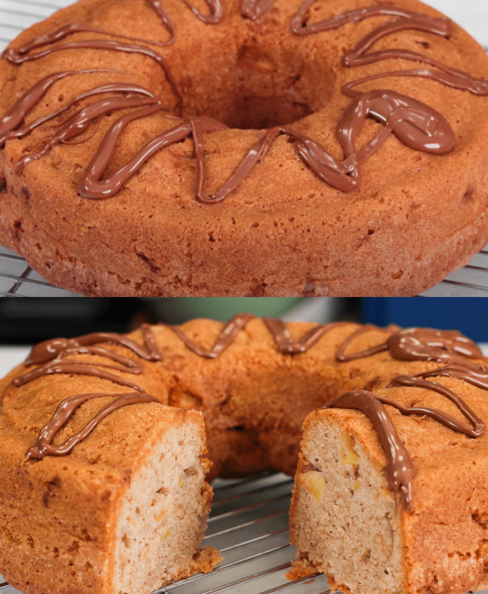 Φθινοπωρινό κέικ μήλου χωρίς ζάχαρη για διαβητικούς