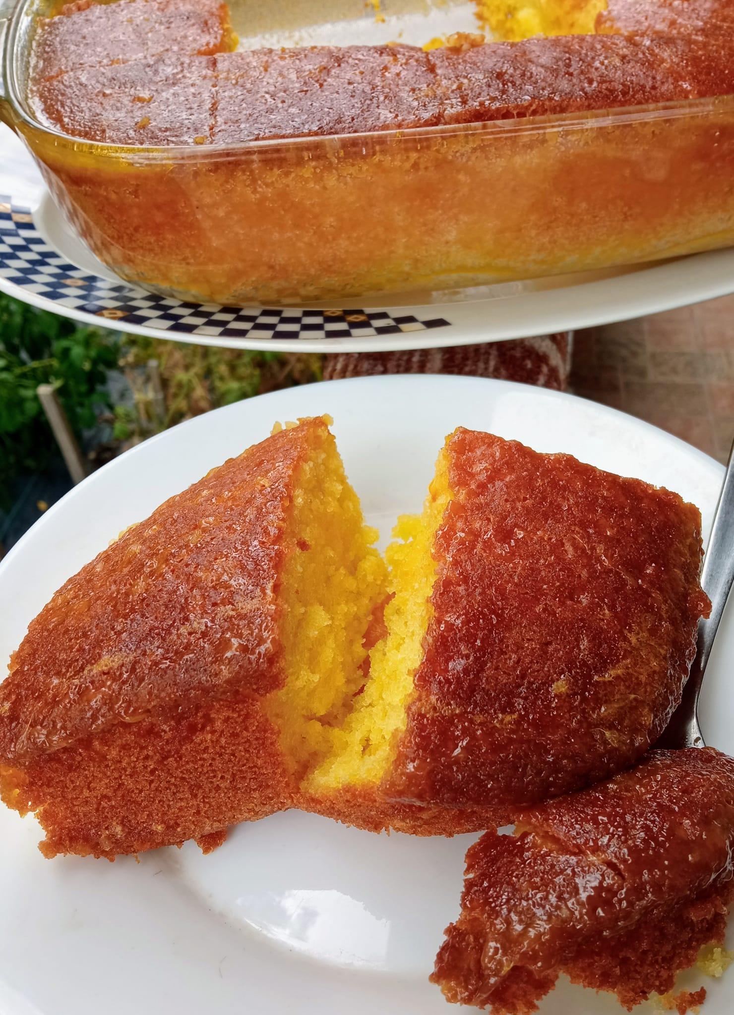 σιροπιαστό-κέικ πορτοκάλι-συνταγή-