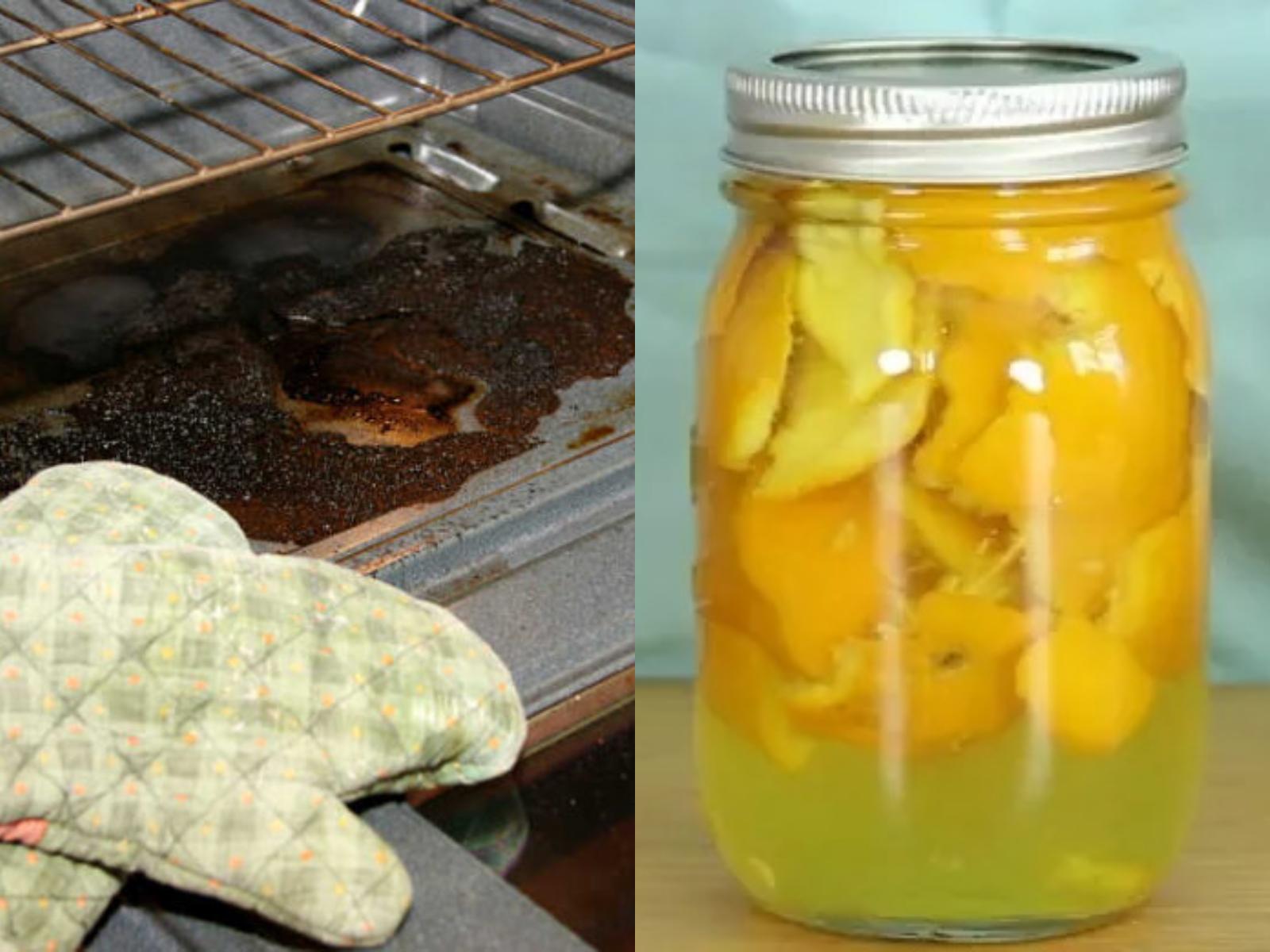 σπιτικό καθαριστικό-για-καμένα λίπη-στον-φούρνο-