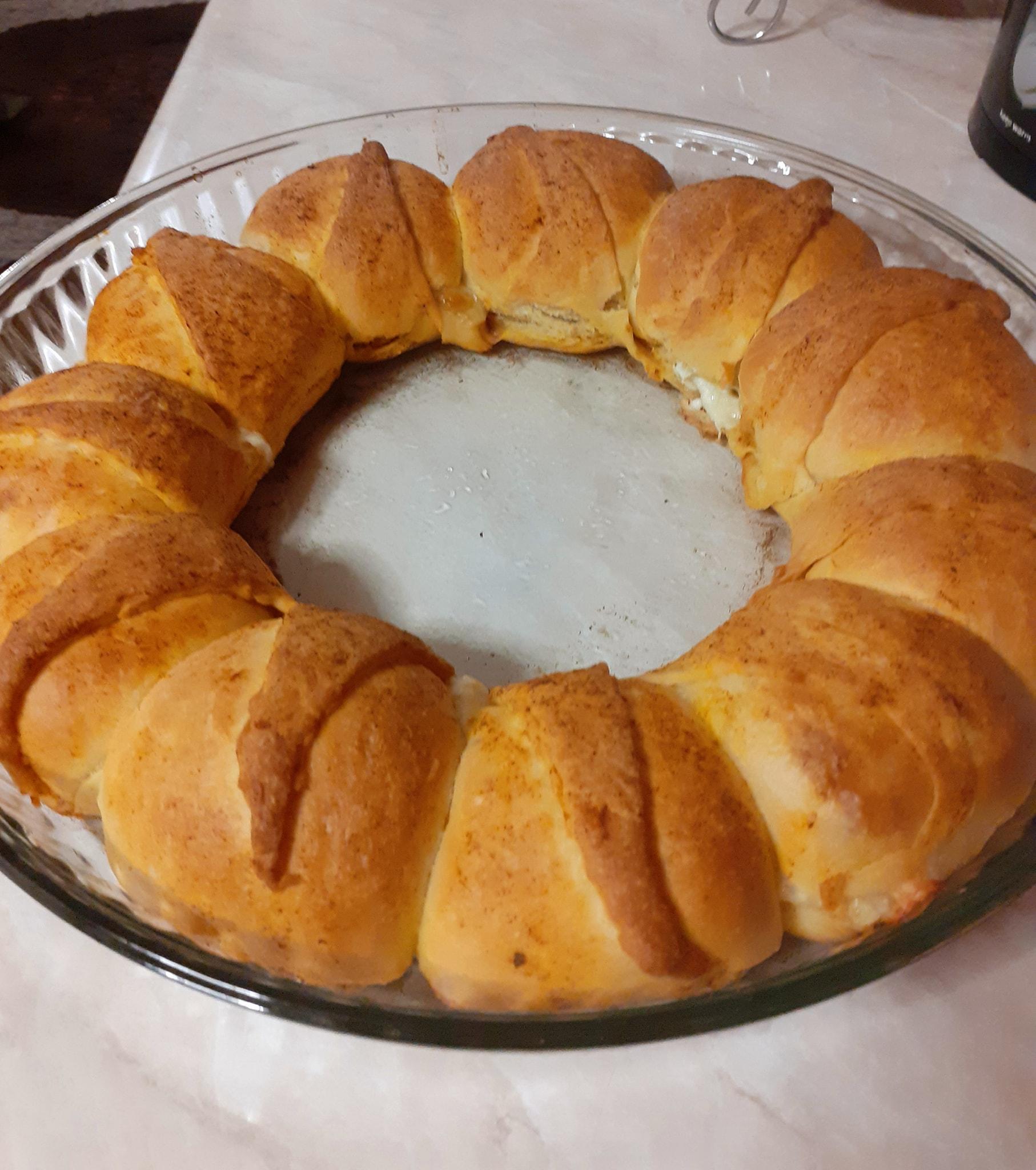 Τυροψωμάκια αφρός σε κουλούρα