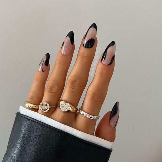 lava nails-σε-μαύρο-χρώμα-ιδέες- lava nails-σε-μαύρο-χρώμα-ιδέες-