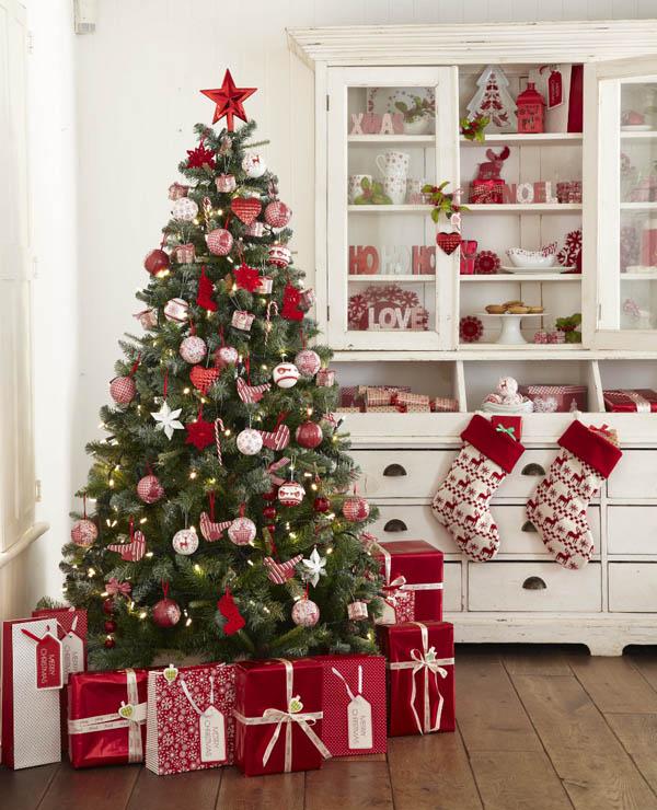 κόκκινο-και-λευκό-τάσεις-στην-Χριστουγεννιάτικη διακόσμηση-Χριστούγεννα 2022 2023-