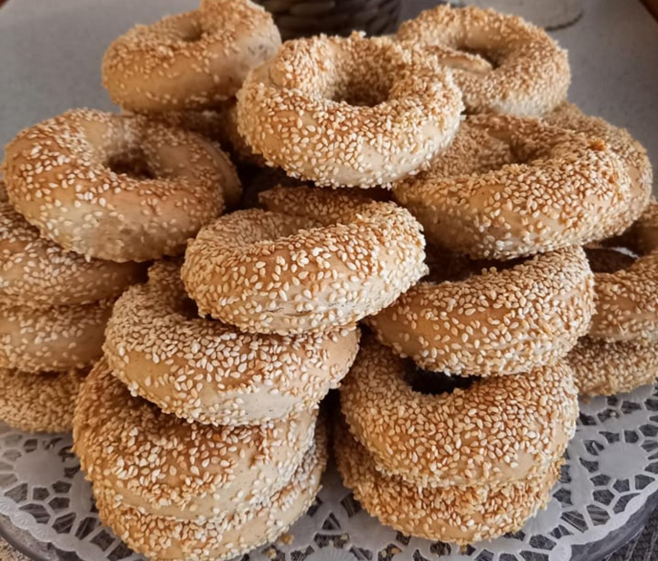 Mini κουλουράκια Θεσσαλονίκης για κολατσιό στο σχολείο