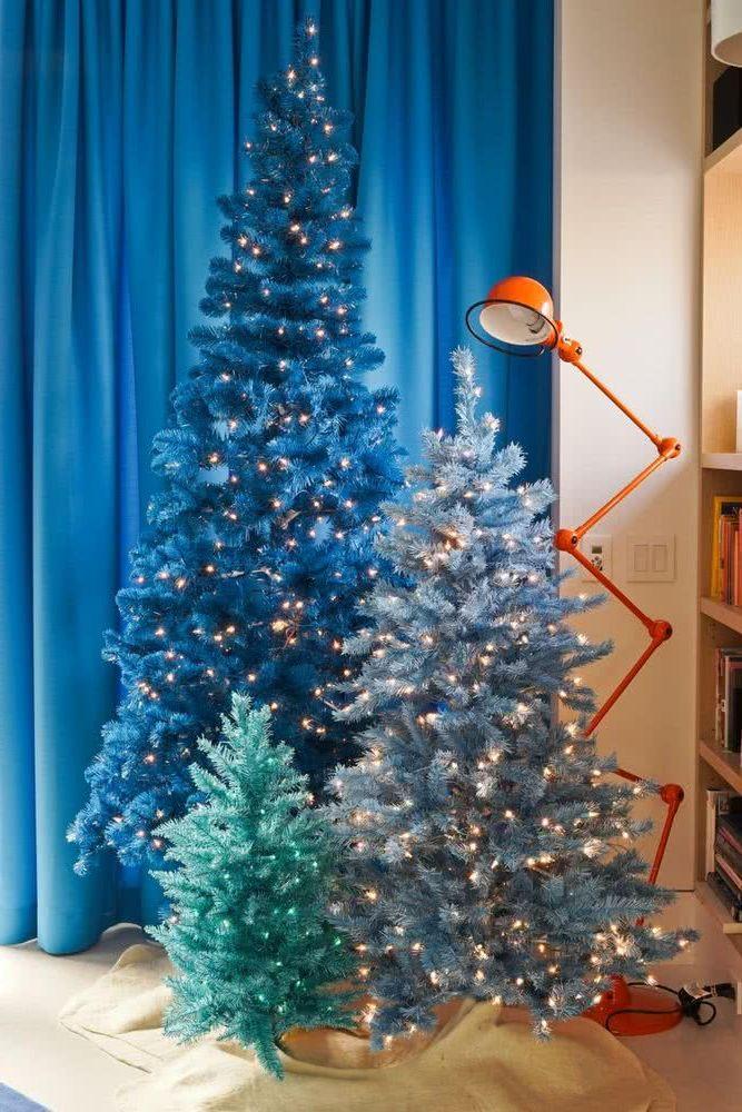 μπλε χριστουγεννιάτικο δέντρο-τάσεις-Χριστούγεννα 2022-ιδέες-