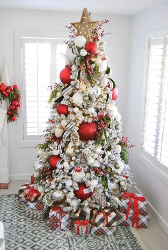 vintage-παραδοσιακό χριστουγεννιάτικο δέντρο-τάσεις-Χριστούγεννα 2022-ιδέες-