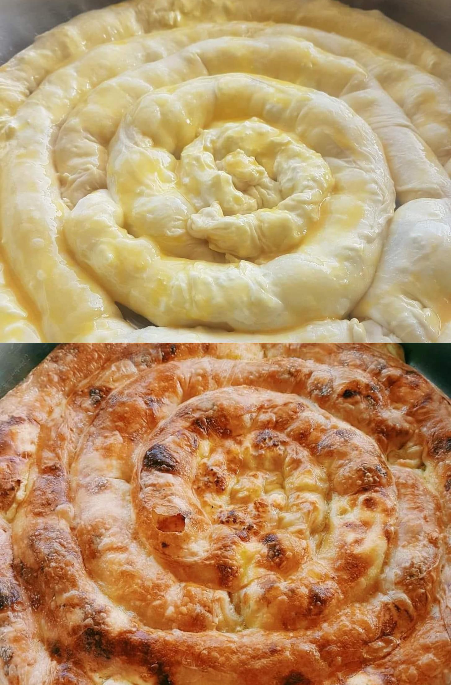 Τραβηχτή τυρόπιτα