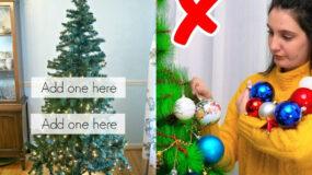 Οδηγός στολισμού για το Χριστουγεννιάτικο δέντρο: Ο σωστός τρόπος να βάλεις τα φωτάκια, στολίδια και γιρλάντες