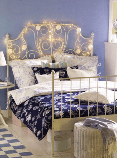 φωτάκια-στον-σκελετό-του-κρεβατιού-ιδέες-Χριστούγεννα 2022-