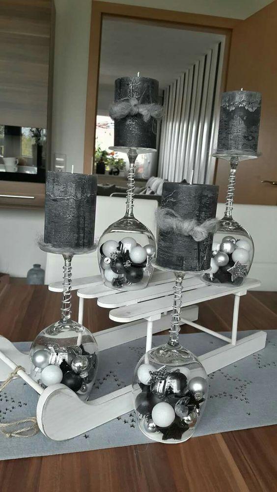 γκρι-χριστουγεννιάτικα-κεριά-σε-κολονάτα ποτήρια-ιδέες- γκρι-χριστουγεννιάτικα-κεριά-σε-κολονάτα ποτήρια-ιδέες-