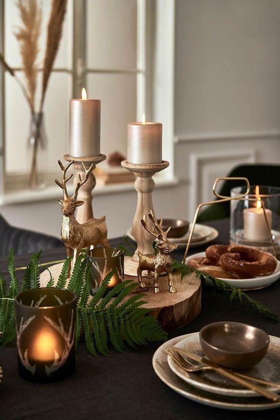 χρυσά-χριστουγεννιάτικα κηροπήγια-ιδέες- χρυσά-χριστουγεννιάτικα κηροπήγια-ιδέες-