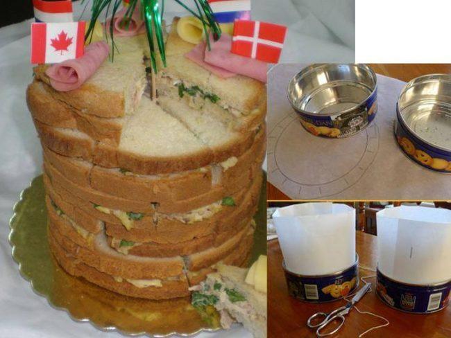 Μπόμπα από ψωμί του τοστ για το παιδικό πάρτι