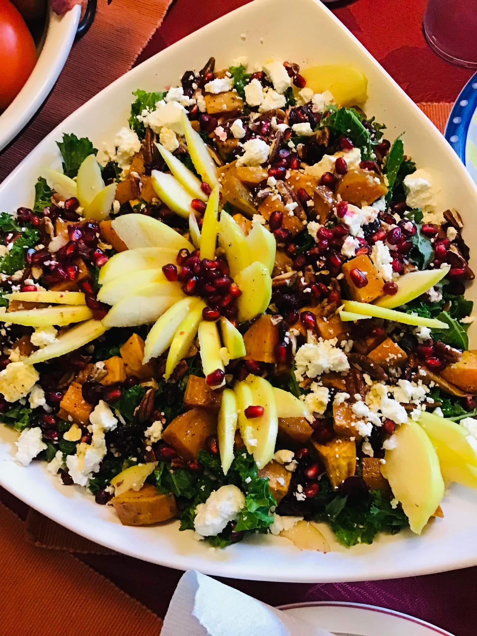 χριστουγεννιάτικη σαλάτα-με-γλυκοπατάτες-συνταγή-