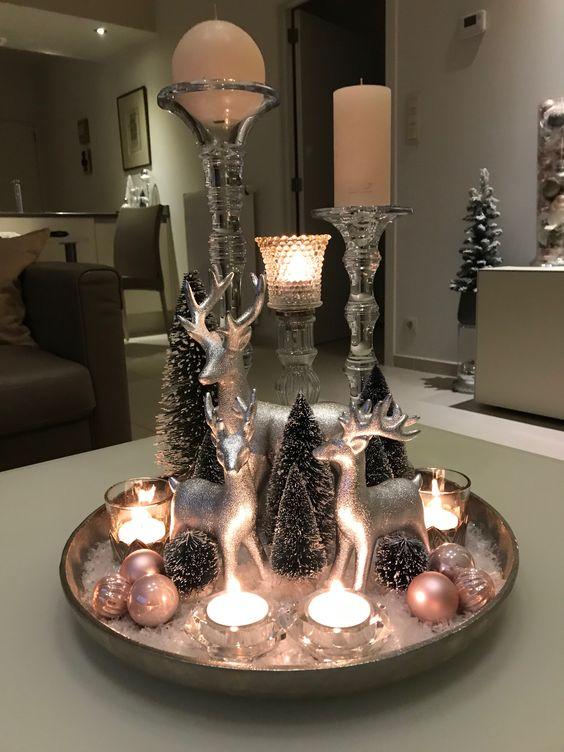 χριστουγεννιάτικος δίσκος-στην-τραπεζαρία-Χριστούγεννα 2022-ιδέες-