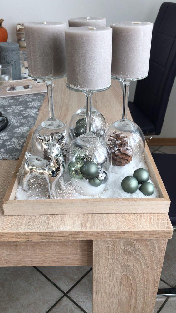 ιδέες-για-χριστουγεννιάτικη-διακόσμηση-στην-τραπεζαρία-και-στον-μπουφέ-Χριστούγεννα 2022-