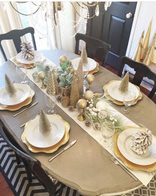 ιδέες-για-χριστουγεννιάτικη-διακόσμηση-στην-τραπεζαρία-και-στον-μπουφέ-Χριστούγεννα 2022-