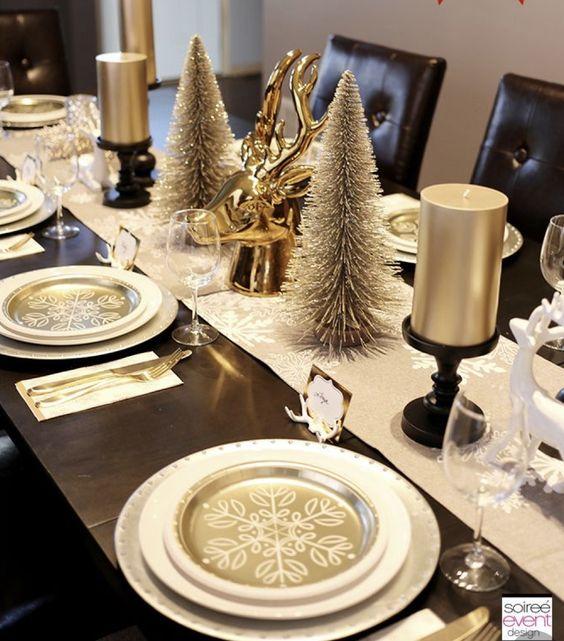 ιδέες-για-χριστουγεννιάτικη-διακόσμηση-στην-τραπεζαρία-και-στον-μπουφέ-Χριστούγεννα 2022-