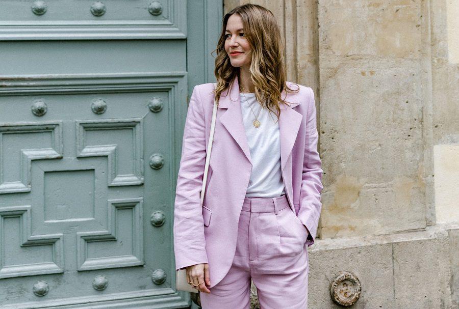 Η Ευγενία Σαμαρά φόρεσε το total pastel σύνολο που σιγουρά θες να αντιγράψεις