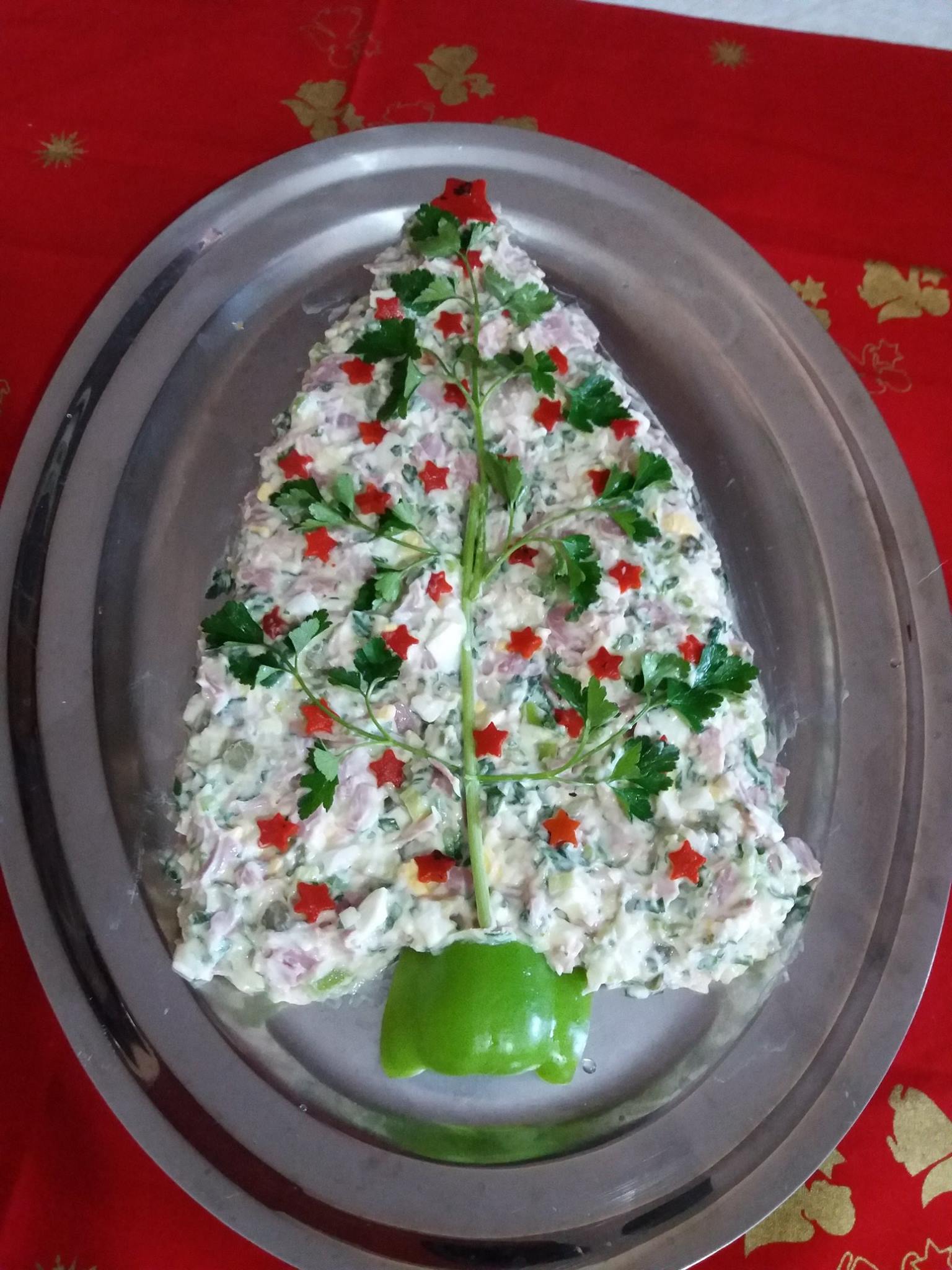 σαλάτα-χριστουγεννιάτικο δέντρο-συνταγή-