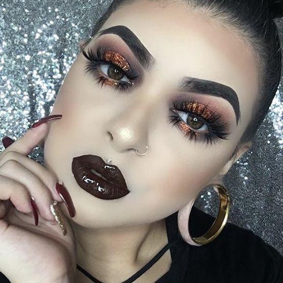 μεγάλες-βλεφαρίδες-και-σκούρο lip gloss-ιδέες- μεγάλες-βλεφαρίδες-και-σκούρο lip gloss-ιδέες-