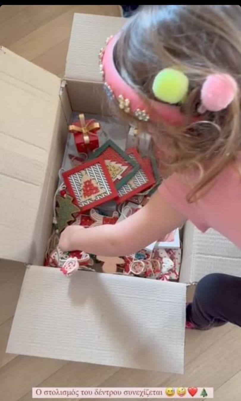 Δούκισσα Νομικού : Το χριστουγεννιάτικο μπισκοτόσπιτο που έφτιαξε μαζί με τα παιδιά της