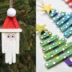 ιδέες-για-παιδικές χριστουγεννιάτικες κατασκευές-με-γλωσσοπίεστρα-