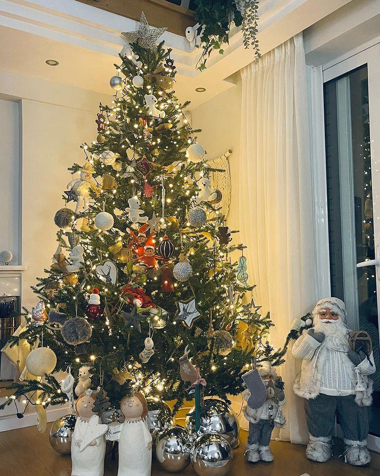 Σίσσυ Χρηστίδου: Στόλισε το χριστουγεννιάτικο δέντρο της