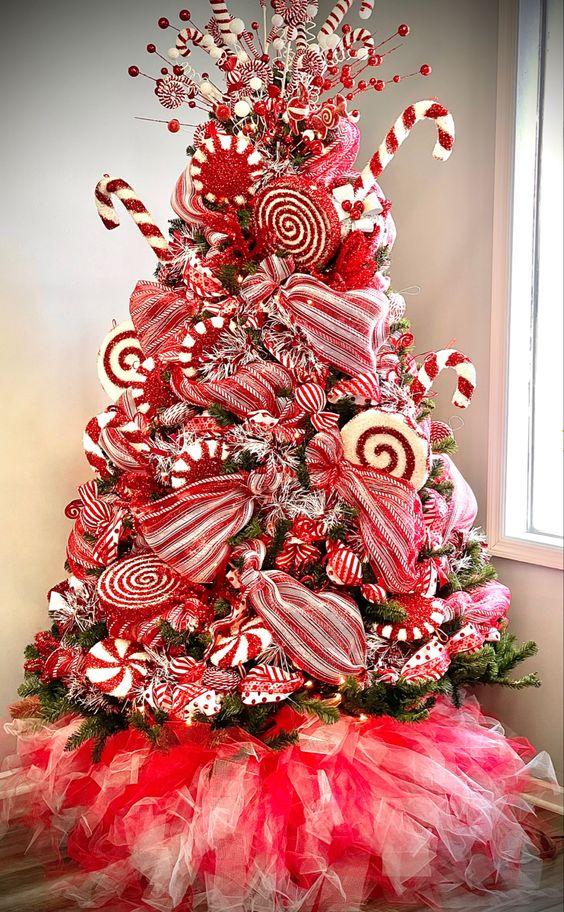 ιδέες-για-να-στολίσεις-το-χριστουγεννιάτικο δέντρο-σε-κόκκινο-Χριστούγεννα 2022- ιδέες-για-να-στολίσεις-το-χριστουγεννιάτικο δέντρο-σε-κόκκινο-Χριστούγεννα 2022-