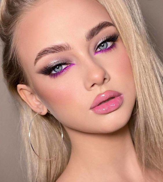 ροζ σκιά-κάτω-από-τα-μάτια-ιδέες-