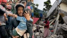 Να και κάτι καλό : Παιδι στην Ινδονησία βρέθηκε ζωντανό στα συντρίμμια 2 ημέρες μετά τον σεισμό