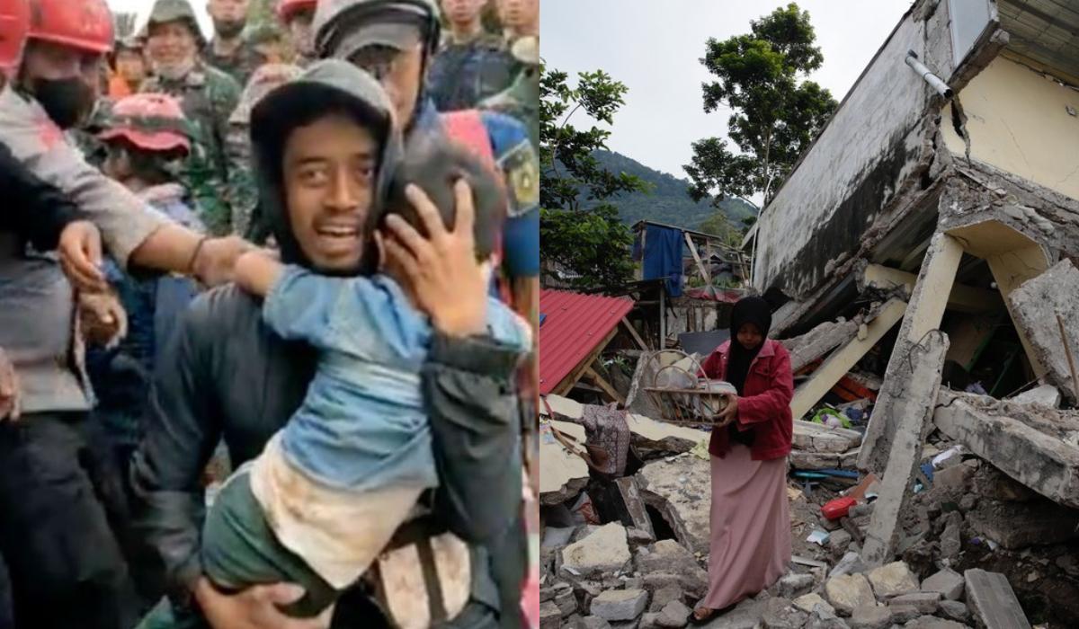 Να και κάτι καλό : Παιδι στην Ινδονησία βρέθηκε ζωντανό στα συντρίμμια 2 ημέρες μετά τον σεισμό
