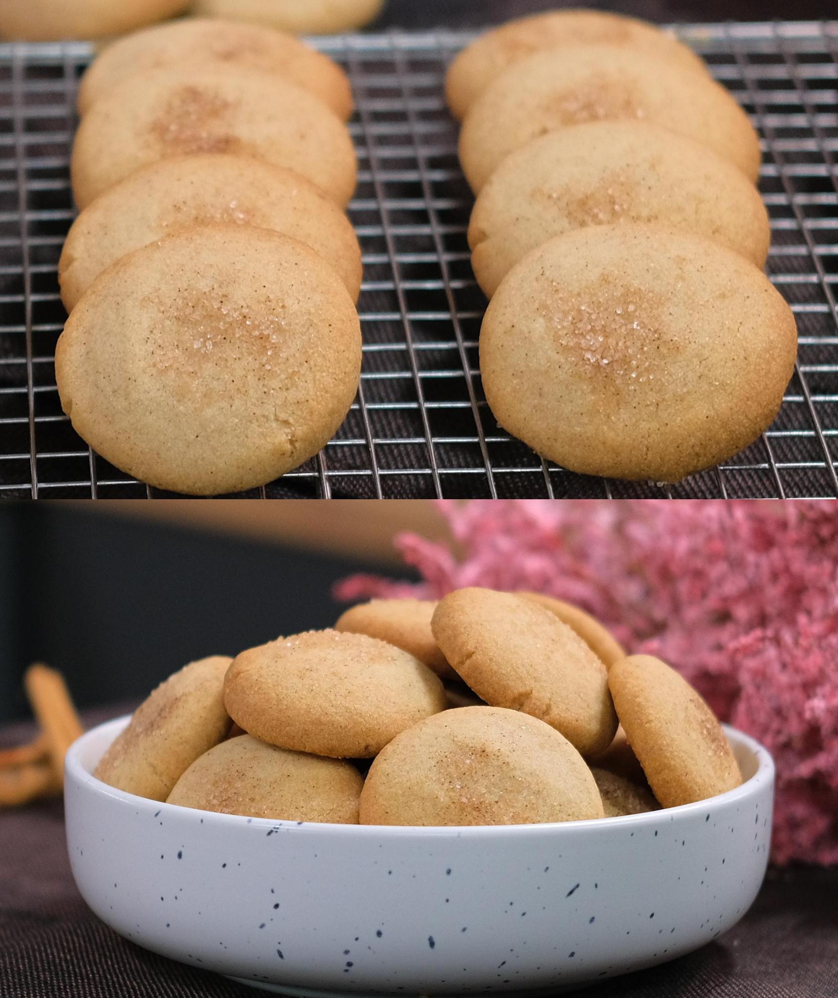 Εύκολα μπισκότα κανέλας με 4 υλικά