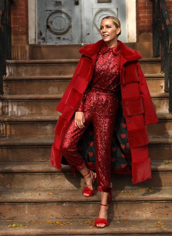 κόκκινη-ολόσωμη παντελόνα-με-γκλίτερ-ιδέες-