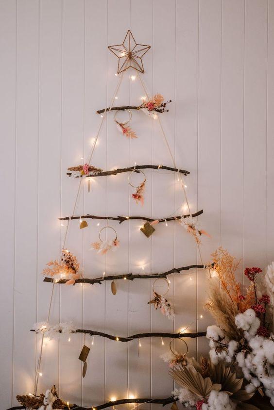 χριστουγεννιάτικο δέντρο-με-κλαδιά-ιδέες-