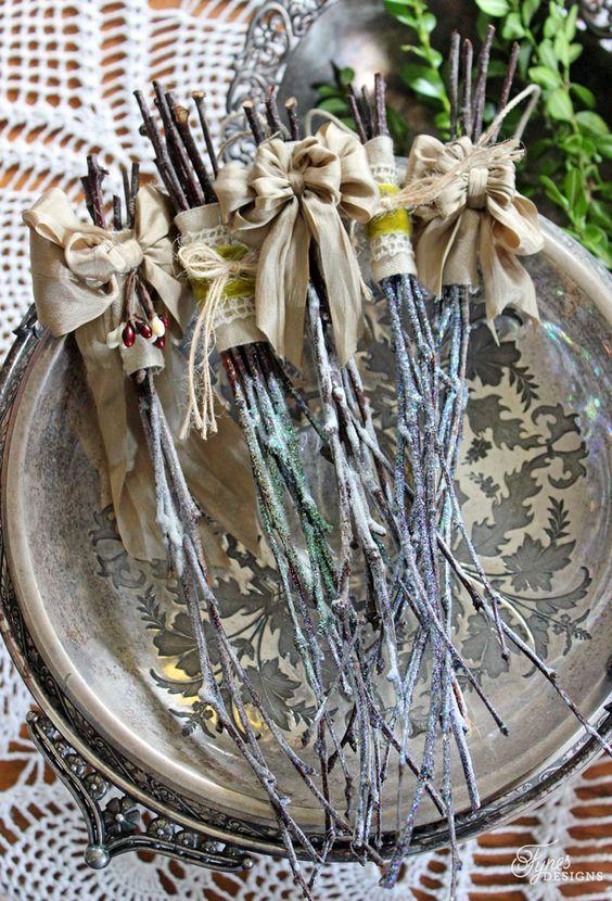 χριστουγεννιάτικος δίσκος-με-κλαδιά-ιδέες-