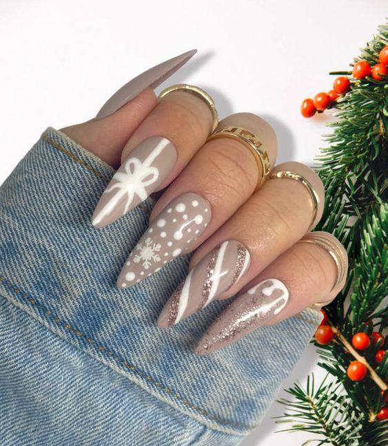ιδέες-για-ματ νύχια-Χριστούγεννα 2022- ιδέες-για-ματ νύχια-Χριστούγεννα 2022-