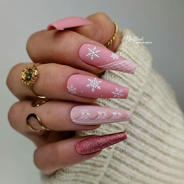 ιδέες-για-ματ νύχια-Χριστούγεννα 2022- ιδέες-για-ματ νύχια-Χριστούγεννα 2022-