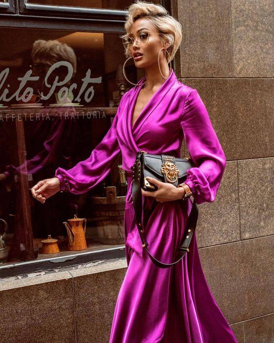 σατέν-μοβ φόρεμα-ιδέες-