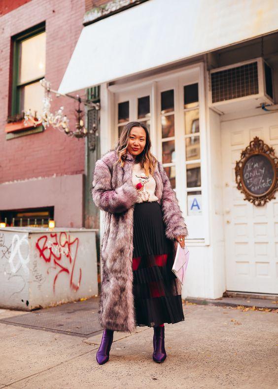 ιδέες-για-χριστουγεννιάτικο ντύσιμο-με-γούνα-Χριστούγεννα 2022-