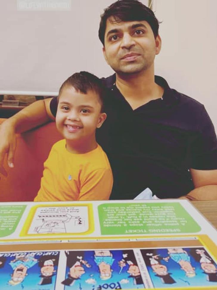 ανύπαντρος μπαμπάς-υιοθετεί-παιδί-με-σύνδρομο down-