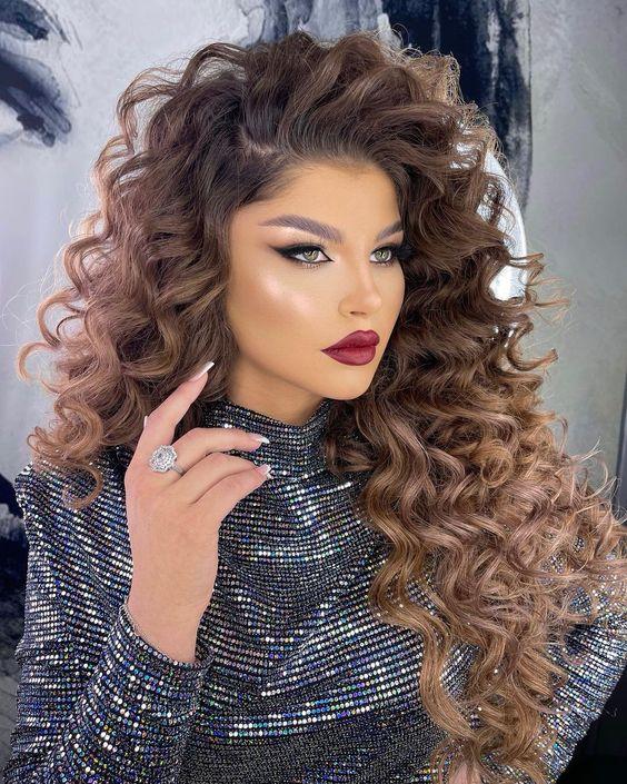 μπούκλες δαχτυλίδι-για-το-χριστουγεννιάτικο ρεβεγιόν-ιδέες-